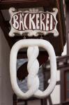 Germany, Hesse, Limburg An Der Lahn, Pretzel Bakery Sign