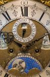 Germany, Furtwangen, Detail Of 19th Century Antique Clock Face