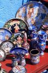 Artwork and Plates of Artists, Athens, Greece