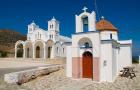 Church in Small Town of Dryos, Paros, Greece