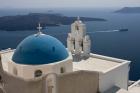 Greek Orthodox Church and Aegean Sea, Santorini, Greece