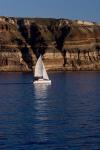 Greece, Cyclades, Santorini, Sailing