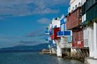 Greece, Cyclades, Mykonos, Hora 'Little Venice' area