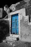 Colorful Blue Door, Oia, Santorini, Greece