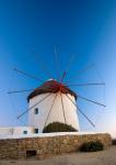 Greece, Mykonos, Hora, Windmills