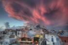 Sunset over Oia, Santorini, Greece