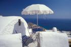 Terrace Overlooking Aegean Sea, Anafi, Cyclades Islands, Greece