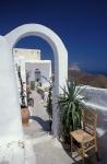 Chora Houses, Blue Aegean Sea, and Agave Tree, Cyclades Islands, Greece