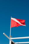 Diving Flag, Mykonos, Cyclades, Greece