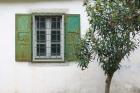 Courtyard Detail, Limonos Monastery, Filia, Lesvos, Mithymna, Aegean Islands, Greece