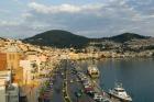 View Along Themistokleous Sofuli Street, Vathy, Samos, Aegean Islands, Greece