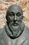 Greece, Crete, Iraklio, Fodele, El Greco statue