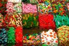 Spain, Barcelona, La Rambla, market candy