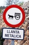 Spain, Majorca, Road Sign