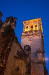 Spain, Andalusia Bell tower of the Santa Maria De La Asuncion Church