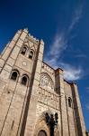 Spain, Castilla y Leon Region, Avila Avila Cathedral detail
