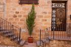 Spain, Andalusia Street scene in the town of Banos de la Encina