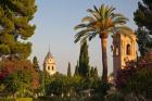 The Generalife gardens in the Alhambra Grounds, Granada, Spain