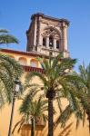 Spain, Granada The bell tower of the Granada Cathedral