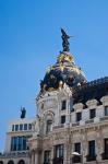 Spain, Madrid Metropolis building on Grand Via