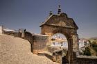 Spain, Andalusia, Malaga Province, Ronda Stone Archway