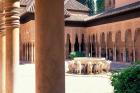 Patio de los Leones in the Alhambra, Granada, Spain