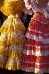 Colorful Flamenco Dresses at Feria de Abril, Sevilla, Spain