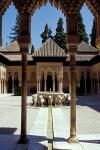 Patio de los Leones in the Alhambra, Granada, Spain