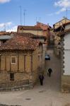 Narrow street, Anguiano, La Rioja, Spain