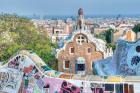 Park Guell Terrace, Barcelona, Spain