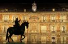 Plaza Mayor by Night, Madrid, Spain