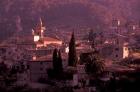 View of Town and Cartuja de Valledemossa, Mallorca, Balearics, Spain