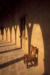 Bellver Castle Chair and Arches, Palma de Mallorca, Balearics, Spain