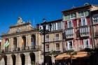 Spain, La Rioja, Haro, Plaza de la Paz, Buildings