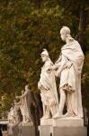 Statues of Spanish Kings, Royal Palace, Madrid, Spain