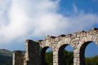 Spain, Hondarribia, abbey ruins, Jaizkibel Road