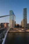 Zubizuri Bridge, Bilbao, Spain