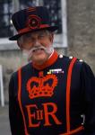 Beefeater in Costume at the Tower of London, London, England