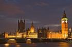 Big Ben and the Houses of Parliament, London, England