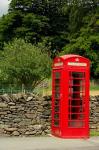 England, Cumbria, Grasmere, Phone Booth