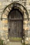 Medieval City Wall Door, York, Yorkshire, England