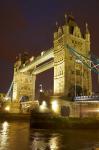 Tower Bridge and River Thames at dusk, London, England, United Kingdom