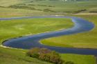 River Cuckmere, near Seaford, East Sussex, England