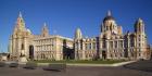 Liver, Cunard, and Port of Liverpool Buildings, Liverpool, Merseyside, England