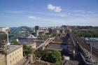 View Over the Tyne Bridges, Newcastle on Tyne, Tyne and Wear, England
