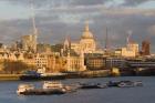 North Bank of The Thames River, London, England