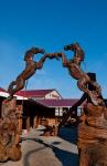 Horse statue, Panevezys, Latvia-Lithuania border