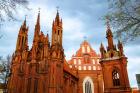 Church of St Anne in Vilnius, Lithuania