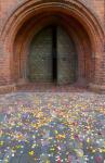 Flower petals, St Anne's Church, Vilnius, Lithuania