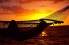 Hammock and Sunset, Denarau Island, Fiji